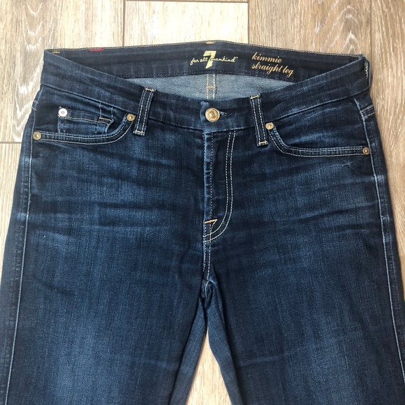 7 For all Mankind Kimmie Straight Leg Jean Size 29 - Picture 2 of 8
